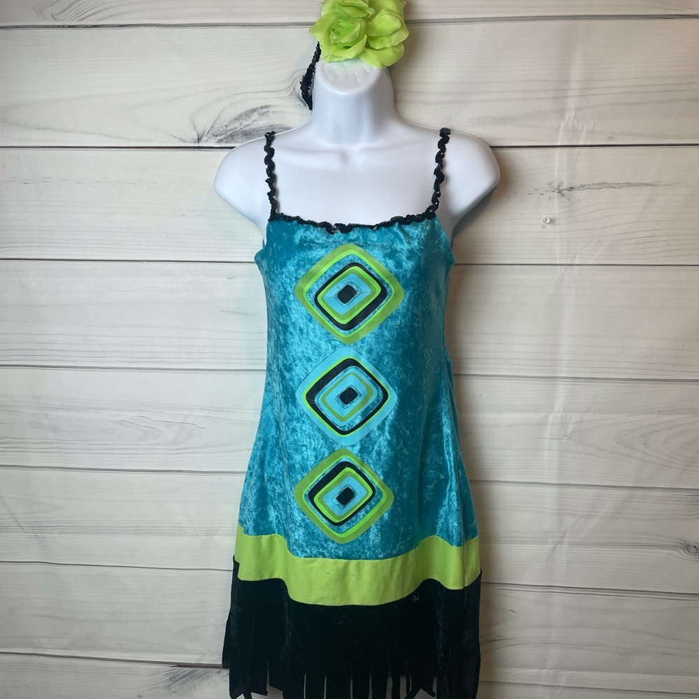 Flapper Dancer Halloween Costume with headband